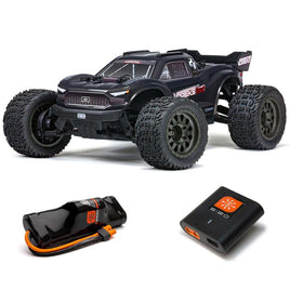 Arrma Vorteks 4X2 BOOST 1/10 Electric RTR Stadium Truck (Gun Metal) w/SLT2 2.4GHz Radio, Battery & Charger