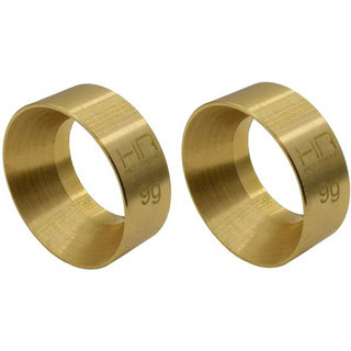 Hot Racing Axial SCX24 Brass KMC Machete Wheel Weights (9g)