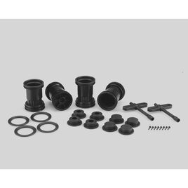 JConcepts Tribute 1/24th Mini Monster Truck Wheels (Black) (4)