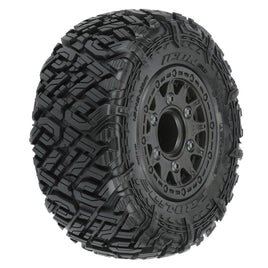 Icon SC 2.2"/3.0" MPro-Line Icon SC Pre-Mounted Tires w/Raid Wheels (Black) (2) (M2) w/Removable 12mm Hex2 Tires MTD Black Whls SC F/R