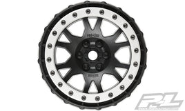 Pro-Line X-MAXX Impulse Pro-Loc Wheels (Black w/Stone Gray Rings) (2)