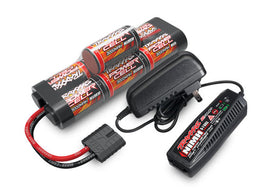 Traxxas 7-Cell NiMH Battery/Charger Completer Pack w/One Power Cell 3000mAh 8.4V Hump Battery