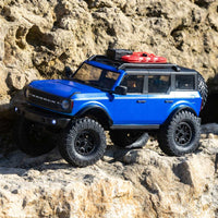 Axial SCX24 2021 Ford Bronco Hard Body 1/24 4WD RTR Scale Mini Crawler (Blue) w/2.4GHz Radio