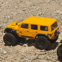Axial SCX24 2019 Jeep Wrangler JLU CRC 1/24 4WD RTR Scale Mini Crawler (Yellow) w/2.4GHz Radio