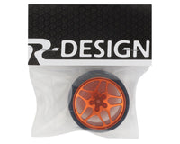 R-Design Sanwa M17/MT-44 Ultrawide 10 Spoke Transmitter Steering Wheel (Orange)