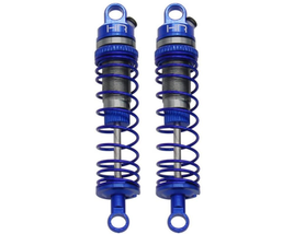 Hot Racing Losi Mini-T 2.0 Aluminum Rear Threaded Shock Set (Blue) (2)