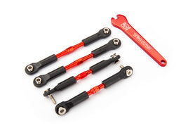 Traxxas Aluminum Turnbuckle Camber Link Set (Red) (4)