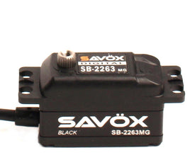 Savox SB-2263MG Black Edition High Speed Low Profile Brushless Metal Gear Servo
