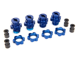 Traxxas Aluminum 17mm Wheel Adapter Set (Blue) (4)