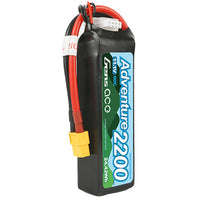 Gens Ace 3s LiPo Battery 60C (11.1V/2200mAh) w/XT-60 Connector