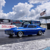 Losi 1/16 1970 Chevelle 2WD RTR Mini No Prep Drag Car (Blue) w/2.4GHz Radio, Battery & Charger