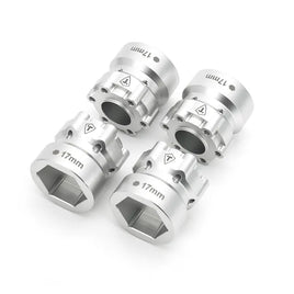 Treal Aluminum 17MM Hex Adaptors (4p) for 2.6'' Monster Truck Wheels