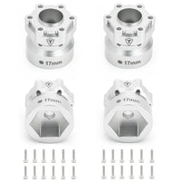 Treal Aluminum 17MM Hex Adaptors (4p) for 2.6'' Monster Truck Wheels