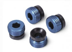 Traxxas Aluminum Pivot Ball Cap (Blue) (4) (EMAXX,TMAXX .15, 2.5)