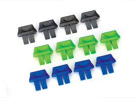 Traxxas Battery Plug Charge Indicator Set (Green x4, Blue x4, Grey x4