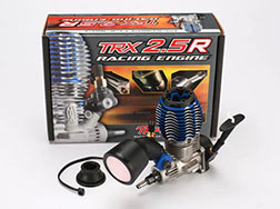 Traxxas TRX 2.5R .15 Rear Exhaust IPS Shaft Slide Carb Nitro Engine Standard Plug, Pull Start