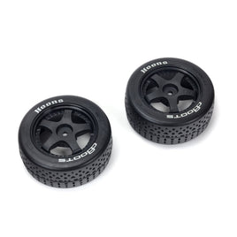 Arrma DBoots Hoons 35/085 2.4 Belted 5-Spoke Pre-Mounted Tires (2) (White) w/14mm Hex