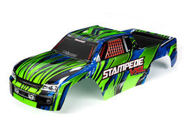 Traxxas Body, Stampede® VXL, Green & Blue