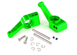 Traxxas Aluminum Stub Axle Carriers (Green) (2)