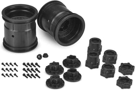 JConcepts 12mm Hex Midwest 2.2" Monster Truck Wheel (2) (Black)
