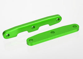 Traxxas Aluminum Bulkhead Front & Rear Tie Bar Set (Green)