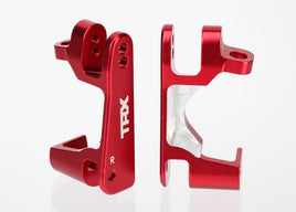 Traxxas Aluminum Caster Block Set (Red) (2)
