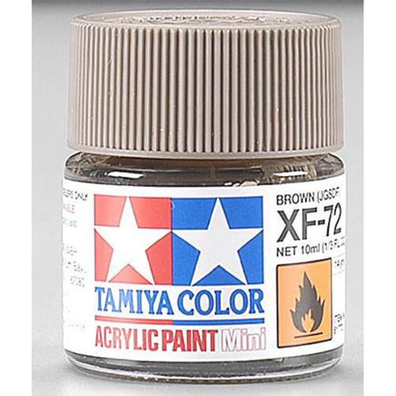 Tamiya XF-72 Flat Brown Acrylic Paint (10ml)