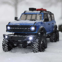 Axial SCX24 2021 Ford Bronco Hard Body 1/24 4WD RTR Scale Mini Crawler (Blue) w/2.4GHz Radio