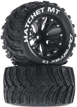 Duratrax Hatchet MT 2.8" Mounted Offset Tires, Black (2), DTXC3528