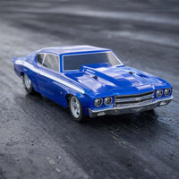 Losi 1/16 1970 Chevelle 2WD RTR Mini No Prep Drag Car (Blue) w/2.4GHz Radio, Battery & Charger