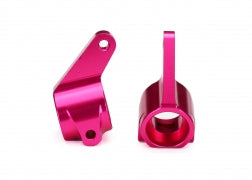 Traxxas Aluminum Steering Blocks w/Ball Bearings (Pink) (2)