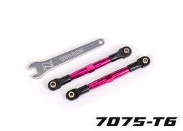 Traxxas 55mm Toe Link Turnbuckle Set (2) (Pink)