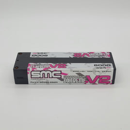 SMC True Spec Extreme Graphene V2 7.4V 8000mAh 120C 5mm Inboard lipo