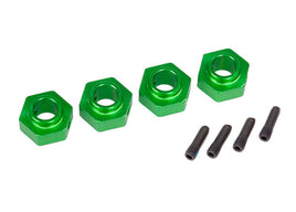 Traxxas TRX-4 12mm Hex Aluminum Wheel Hubs (Green) (4)