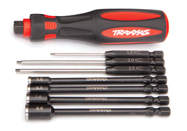 Traxxas 7-Piece Metric Hex & Nut Driver Essentials Set w/Carrying Case (1.5mm, 2mm, 2.5mm, 5.0mm, 5.5mm, 7.0mm, 8.0mm)