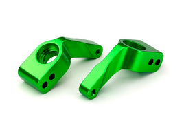 Traxxas Aluminum Stub Axle Carriers (Green) (2)