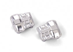Traxxas Axle Cover Front Or Rear (2Pk) (Satin Chrome)