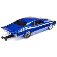 Losi 1/16 1970 Chevelle 2WD RTR Mini No Prep Drag Car (Blue) w/2.4GHz Radio, Battery & Charger