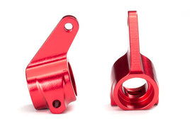 Traxxas Aluminum Steering Blocks w/Ball Bearings (Red) (2)