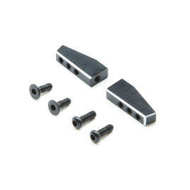 Losi Mini-T 2.0 Aluminum Servo Mount Set (Black)
