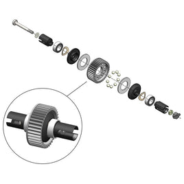 MIP Ball Diff Kit, Losi Mini-T 2.0, Mini-B