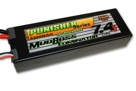 Punisher Series "MudBoss Eliminator" 5200mah 50C 2cell Lipo (Traxxas Plug) 7.4V