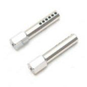 STRC CNC Aluminum Front Body Posts for Traxxas Slash, Rustler (Silver)