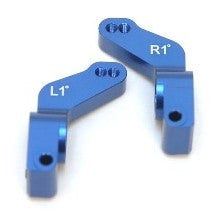 ST Racing Concepts Aluminum 1° Toe-In Rear Hub Carriers (Blue)