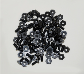 Salvas MudBoss 4-40 Bolts 100pc Black