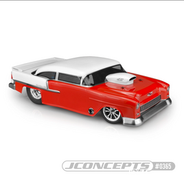JConcepts 1955 Chevy Bel Air Street Eliminator Drag Racing Body (Clear)