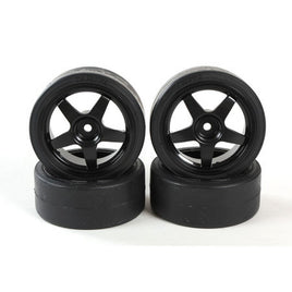 Tamiya TT01 Pre-mounted 26mm Drift Tires, 12mm Hex (4)