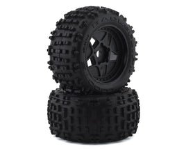 Arrma BLX 4x4 Backflip LP 4S 3.8 Pre-Mounted 1/8 Monster Truck Tires (Black) (2) AR550050