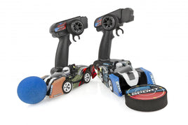 Team Associated NanoSport 1/32 2WD RTR Game Puck Cars (Two Pack) w/2.4GHz Radios, Batteries, Chargers & Pucks