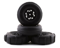 Axial ST28 Razor Pre-Mounted Front & Paddle Rear Tire Set (4): Yeti Jr.